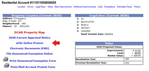 dcad property search by address.